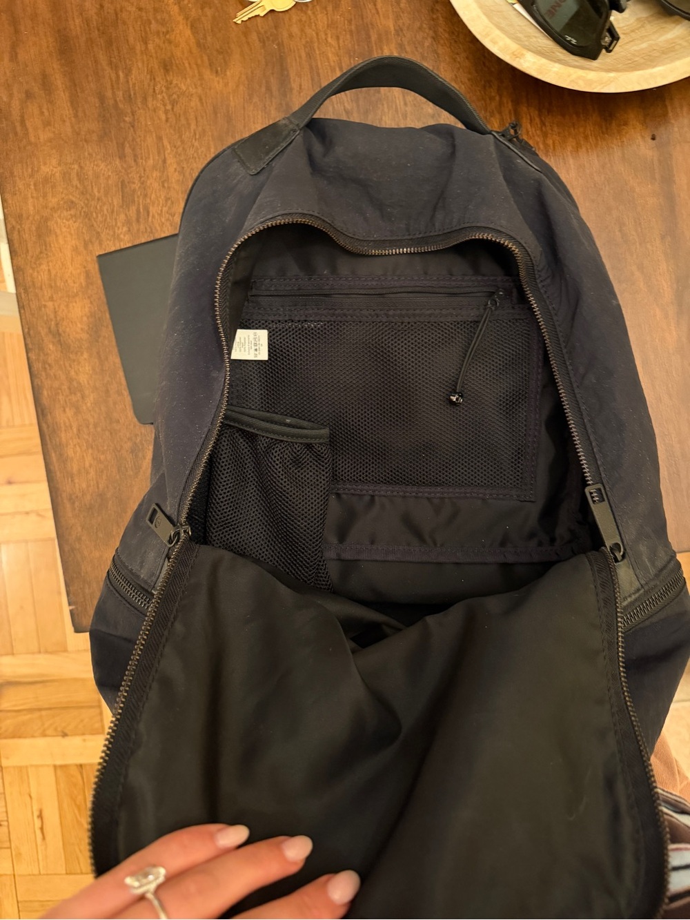 lululemon athletica Black Women's Backpack with Top Handles - Picture 3 of 3